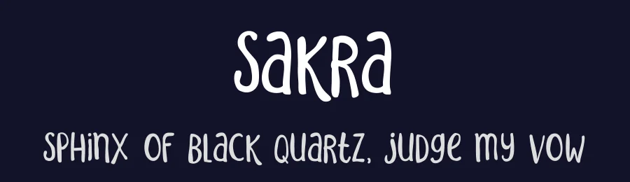 Sakra by Letterhend Studio — Decorative Font — thumbnail 2