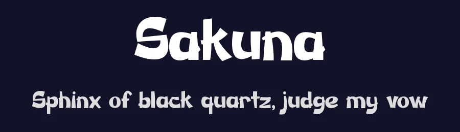 Sakuna by Pinisiart — Decorative Font — thumbnail 2