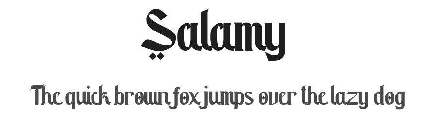 Salamy by Afkari Studio β Decorative Font
