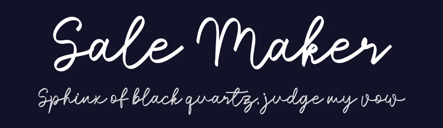 Sale Maker by Nico Muslib — Sans Serif Font — thumbnail 2