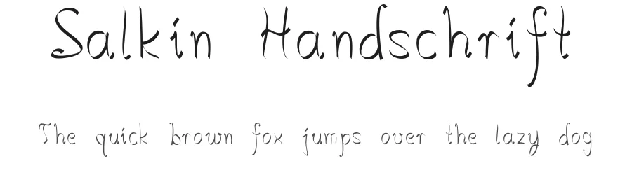 Salkin Handschrift