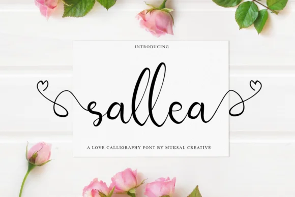 Sallea Font by Muksal Creative — Script Handwritten Font