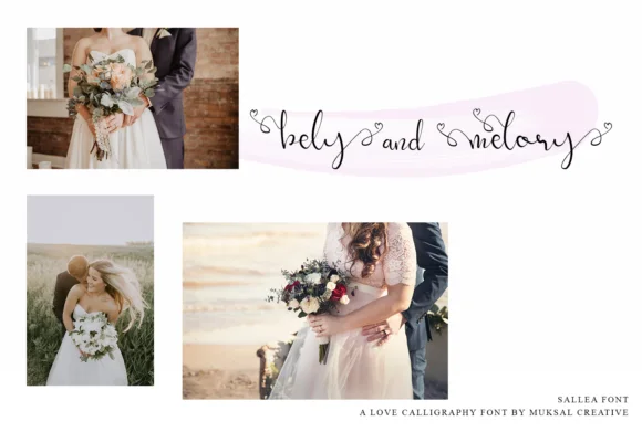 Sallea Font by Muksal Creative — Script Handwritten Font — thumbnail 2
