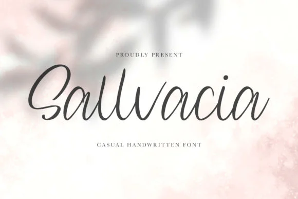 Sallvacia Font by Vz_Type — Script Handwritten Font