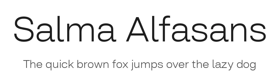 Salma Alfasans by Alifinart Studio — Sans Serif Font