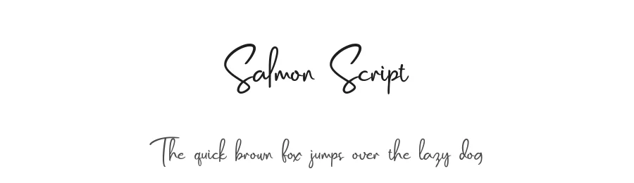 Salmon Script