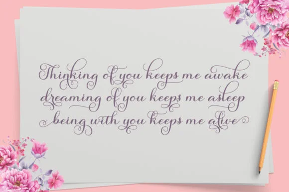 Salsadila Font by rastype1010 — Wedding Font — thumbnail 7
