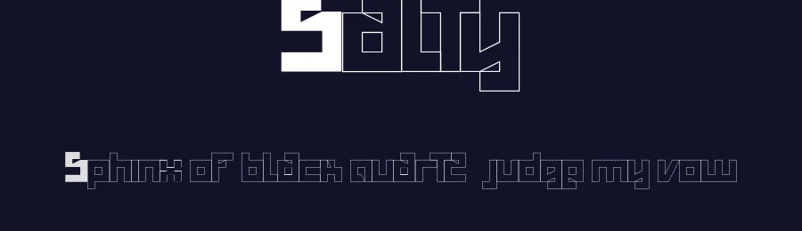 Salty by Norwegian Ink / Design for Dough — Display Font — thumbnail 2