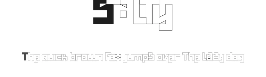 Salty by Norwegian Ink / Design for Dough — Display Font