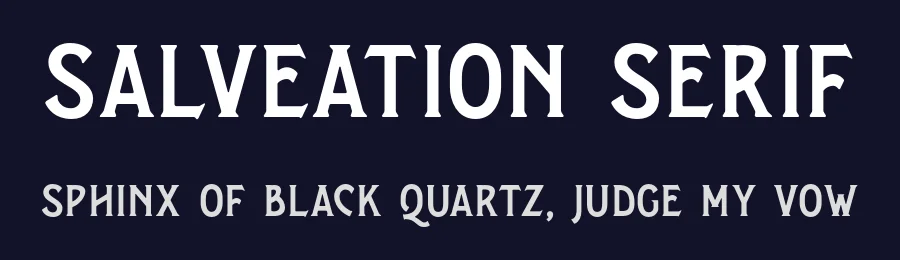 Salveation Serif by Runsell Studio — Decorative Font — thumbnail 2