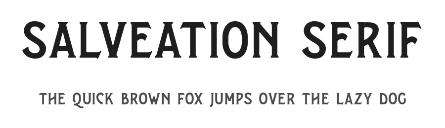 Salveation Serif by Runsell Studio — Decorative Font