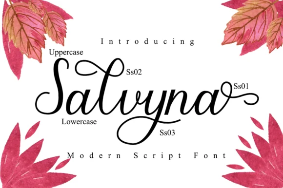 Salvyna Font by Manjalistudio — Script Handwritten Font — thumbnail 9