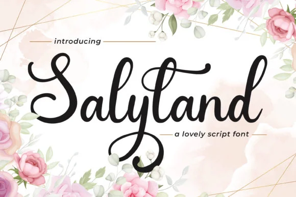 Salyland Font by lovehanystd — Script Handwritten Font