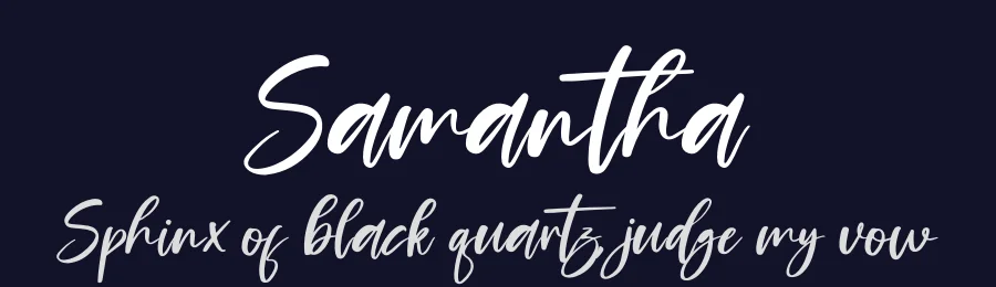 Samantha by Perspectype Studio - Letterena.com — Script Handwritten Font — thumbnail 2