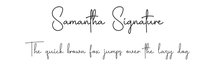 Samantha Signature