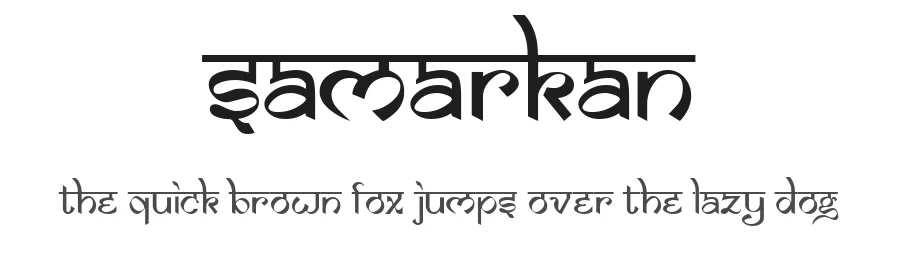 Samarkan by Titivillus Foundry — Decorative Font