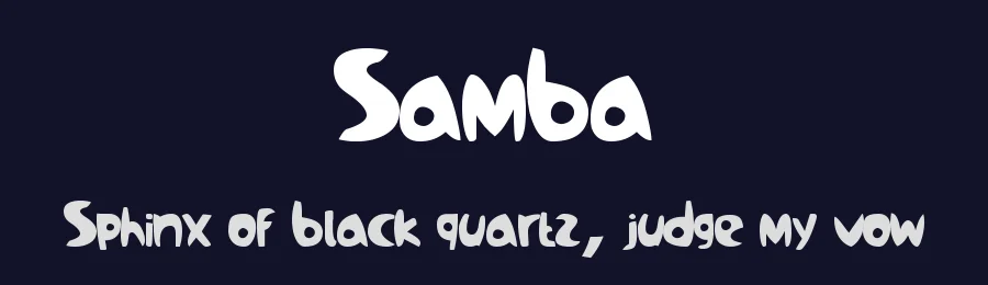 Samba by Mahdi Salah — Decorative Font — thumbnail 2