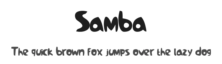 Samba by Mahdi Salah β Decorative Font