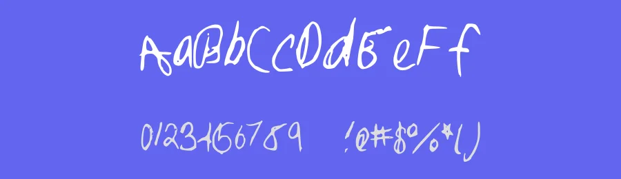 Sam Handwriting by Sam Horne — Script Handwritten Font — thumbnail 3