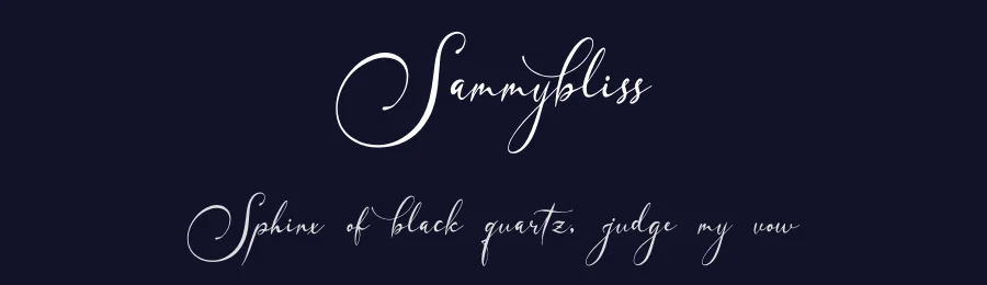 Sammybliss by Denustudios — Script Handwritten Font — thumbnail 2