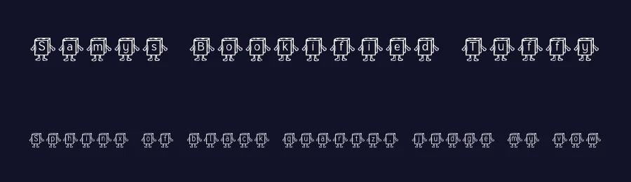 Samys Bookified Tuffy by Ret Samys — Decorative Font — thumbnail 2
