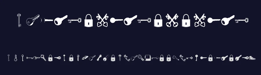 Samys Keys'N'Keys by Ret Samys — Dingbats Font — thumbnail 2