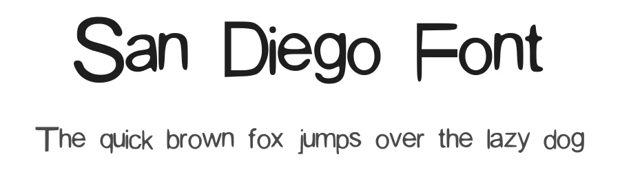 San Diego Font