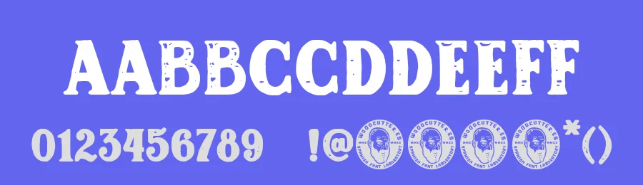 San Judas Tadeo by Woodcutter — Decorative Font — thumbnail 3