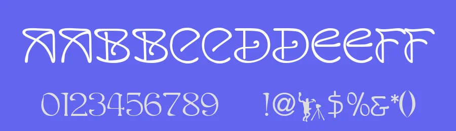 San Remo by Dieter Steffmann — Decorative Font — thumbnail 3