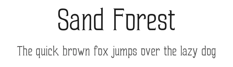 Sand Forest