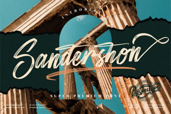 Sandershon Font by Perspectype — Script Handwritten Font
