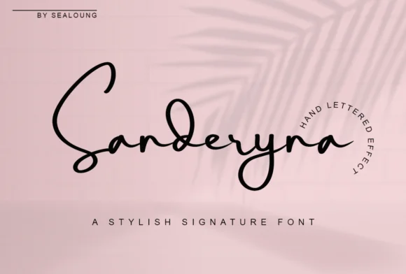 Sanderyna Font by Sealoung — Script Handwritten Font