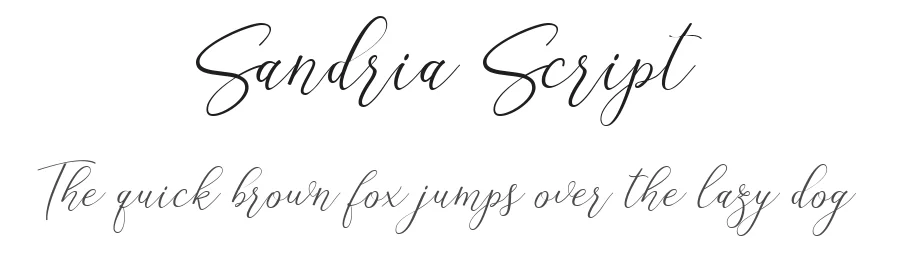 Sandria Script