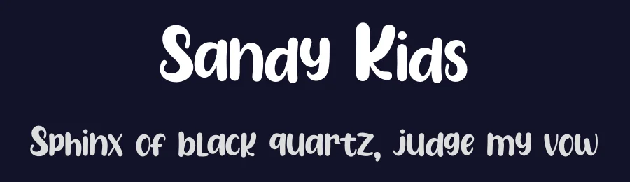 Sandy Kids by StringLabs Creative Studio — Decorative Font — thumbnail 2