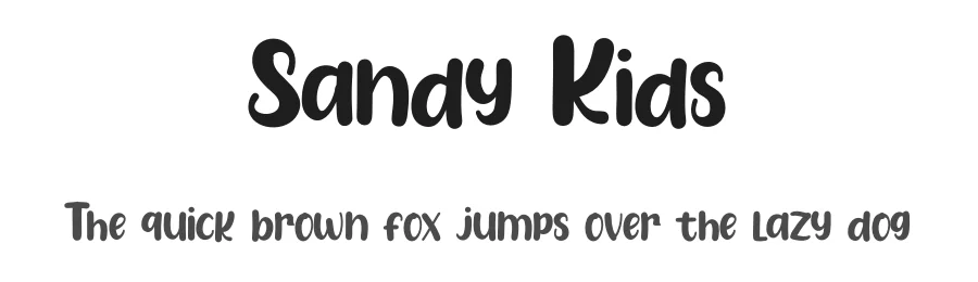 Sandy Kids by StringLabs Creative Studio — Decorative Font