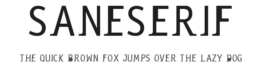Saneserif