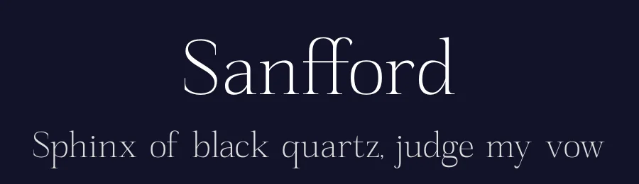 Sanfford by Storytype Studio — Serif Font — thumbnail 2