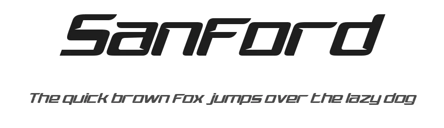 Sanford by Achmad Yani β Display Font