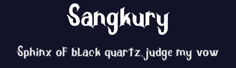 Sangkury by StringLabs Creative Studio — Decorative Font — thumbnail 2