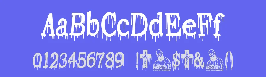 Sangre de Cristo by Woodcutter — Decorative Font — thumbnail 3