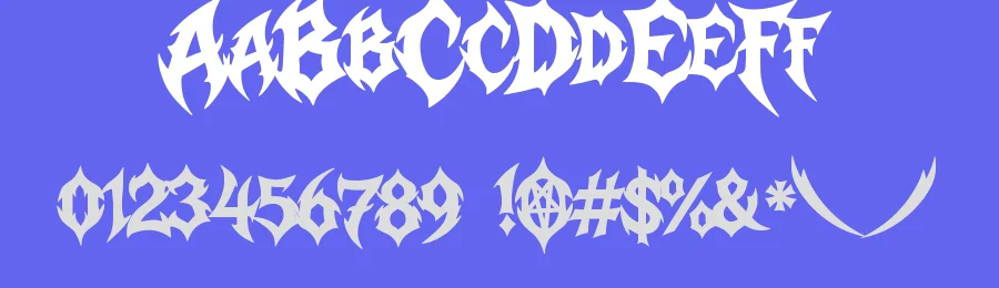 Sanguine Frost by Muhammad Yafinuha — Blackletter Font — thumbnail 3