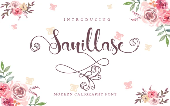 Sanillase Font by ONE DESIGN — Script Handwritten Font