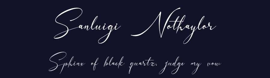 Sanluigi Nothaylor by Denustudios — Script Handwritten Font — thumbnail 2