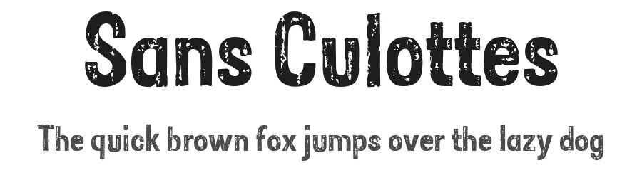 Sans Culottes