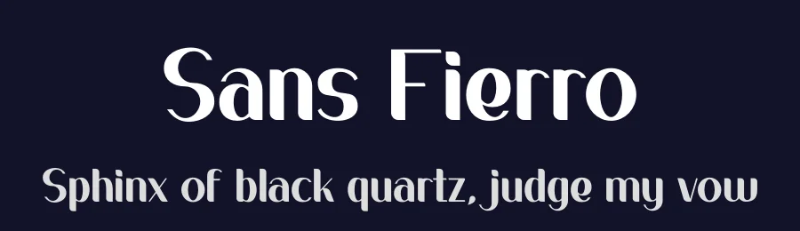 Sans Fierro by PutraCetol Studio — Sans Serif Font — thumbnail 2