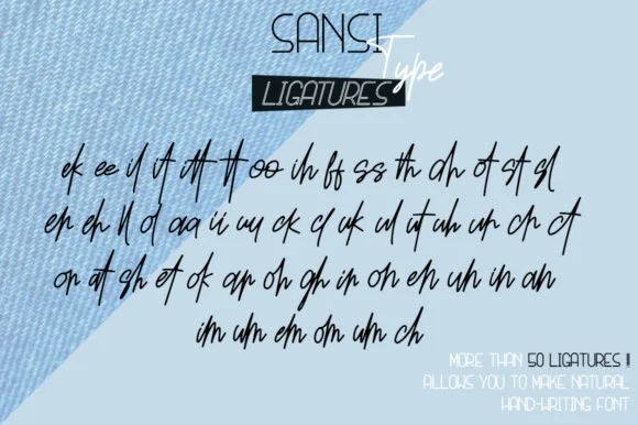 Sansi Type Duo Font by attypestudio — Script Handwritten Font — thumbnail 9