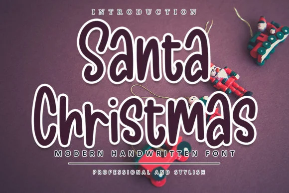 Santa Christmas Font by FL Space by FL Space — Script Handwritten Font