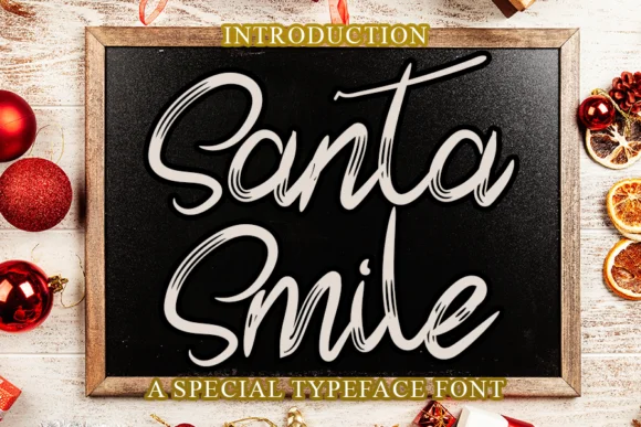 Santa Smile Font by merge354 — Serif Font