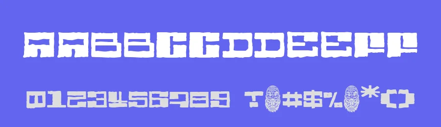 Santa Misa Cyber Pulp by Woodcutter — Decorative Font — thumbnail 3