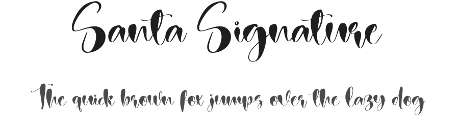 Santa Signature
